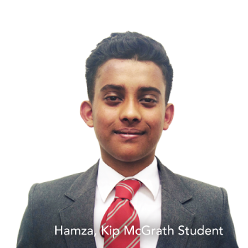 Hamza, Kip McGrath Student